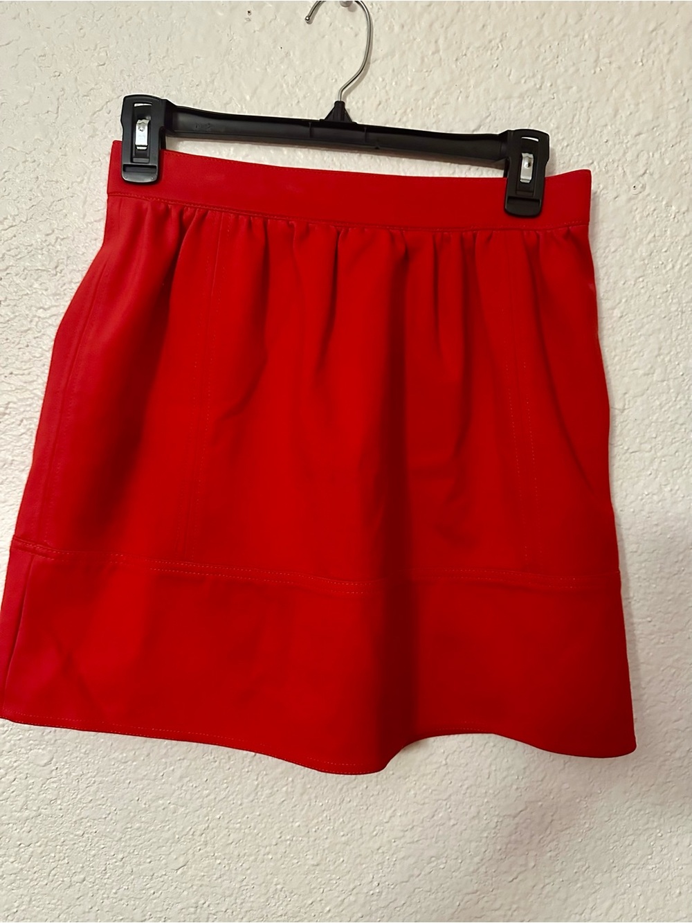 Madewell Red Mini Skirt